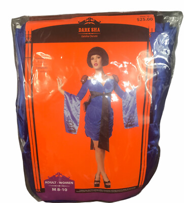 #ad Dark Sha Geisha Oscura Adult Womens Halloween Costume M 8 10 $12.90