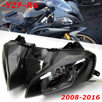#ad Front Headlight Head Light Lamp Assembly For Yamaha YZF R6 R 6 YZF R6 2008 2016 $66.69