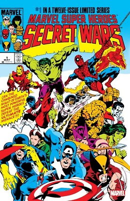 #ad MARVEL SUPER HEROES SECRET WARS 1 FACSIMILE FOIL EDITION NM 2024 $9.99