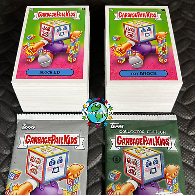 #ad 2024 SERIES 1 GARBAGE PAIL KIDS AT PLAY 200 CARD BASE SET BOTH WRAPPERS GPK NEW $26.92