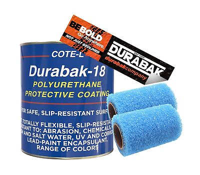 #ad Durabak Textured Outdoor UV Resistant Truck Bed Liner Gallon KIT Roll On... $218.60