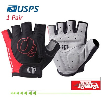 #ad Red Sports Gloves Cycling Cycling Bike Gloves Half Finger MTB Mountain Bicycle $6.99