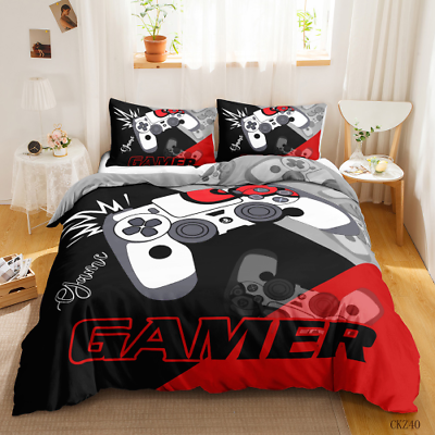 #ad Gamer Bedding Sets for Controller Duvet Cover Set Games Cover Quilt Cover $102.27