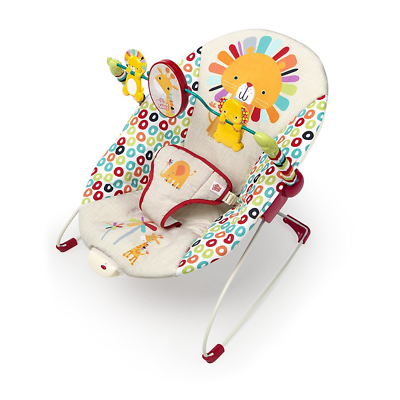 Bouncer For Baby Rocker Seat Chair Boys Red Pinwheels Newborn Infant Musical Toy $53.99