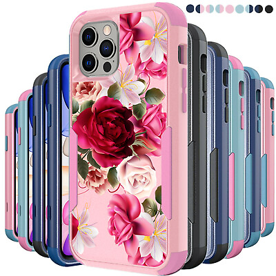 #ad CUTE Shockproof Case For iPhone 15 14 13 12 11 Pro Max Xr Xs Max 7 8 Plus SE $8.99