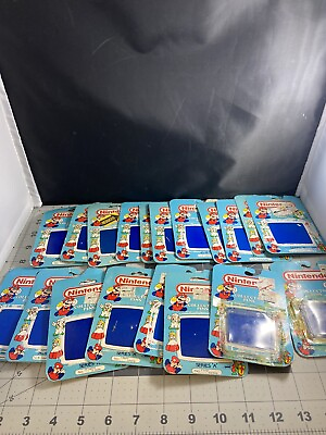 #ad Lot Of 20 1989 Nintendo Collectors Pins Back Cards Packages $12.99