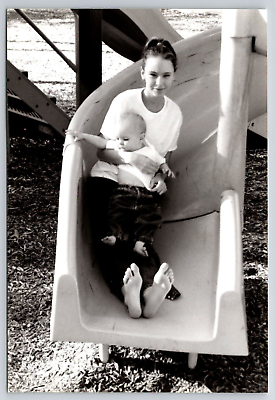 #ad Photograph Family Found Photo Picture Playground Slide $9.08