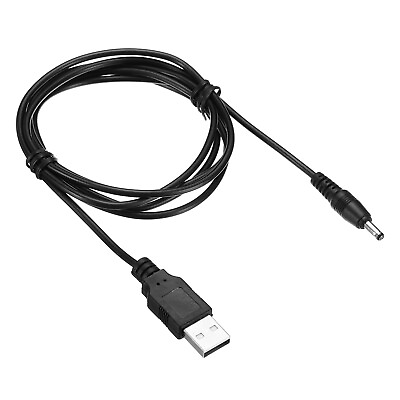 #ad 1Pcs USB Male to DC 3.5 x 1.35 mm Male Power Cord 150cm Charging Cable Black AU $14.28