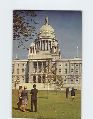#ad Postcard State House Providence Rhode Island USA $11.87