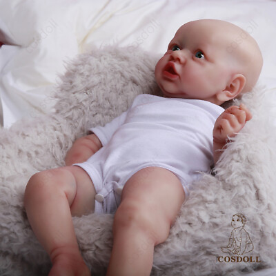 #ad COSDOLL 22in Newborn Baby Doll Realistic Baby Toys Full Body Silicone Baby Dolls $269.99