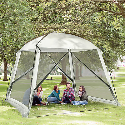 #ad Screen Tent 10#x27; x 10#x27; 12#x27; x 12#x27; Screen House Room with UV50 Protection $87.99
