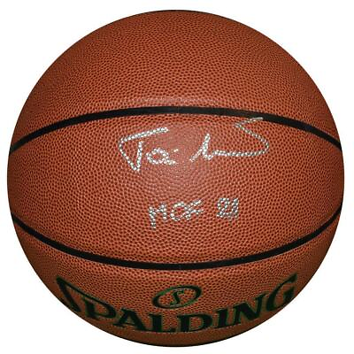 #ad Toni Kukoc Signed HOF 21 Inscription Spalding NBA Pro Tack Indoor Outdoor Basket $127.95