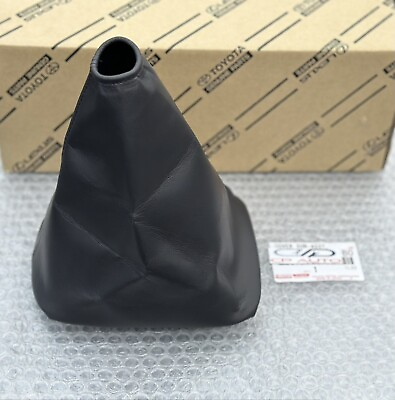 #ad NEW 09 13 TOYOTA COROLLA CENTER CONSOLE MANUAL SHIFTER LEATHER SHIFT BOOT OEM $43.95