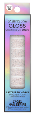 #ad Dashing Diva Gloss Ultra Shine Gel Color Rosé 27 Gel Strips NEW IN BOX $11.99