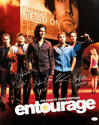 #ad Entourage Cast Signed 16x20 Entourage Fame Photo Adrien Grenier amp; Others JSA ITP $299.99
