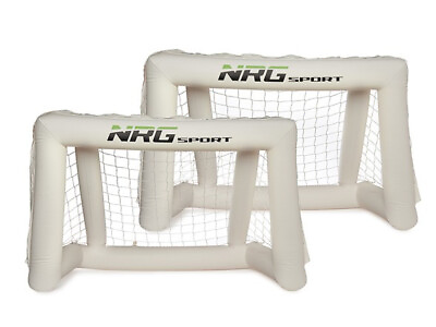 #ad Kids Sport Inflatable Heavy Duty Soccer Goal All Weather Net With Air Pump Pair $49.95