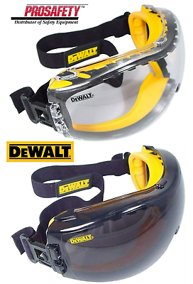 #ad DeWalt CLEAR SMOKE ANTI FOG Protective Over Glasses Safety Goggles UV ANSI Z87 $229.95