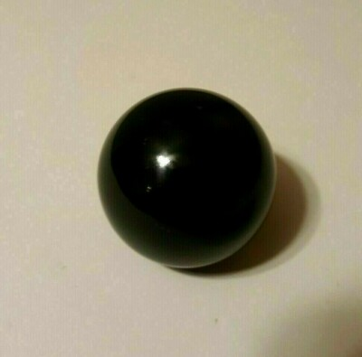 #ad ROUND BLACK BALL KNOB 2 INCH DIAMETER 3 8 24 ZINC PLATED THREAD Round Ball Knob $6.69