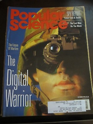 #ad Popular Science Magazine September 1994 Digital Warrior Future of Warfare CC RS $4.99