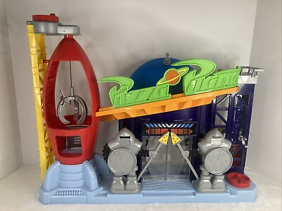 #ad Imaginext Disney Pixar Toy Story Pizza Planet Plastic Play Set Incomplete 2011 $17.99