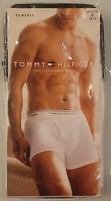 #ad Tommy Hilfiger Mens Classic Boxer Brief White Size Small 28 30 $20.30