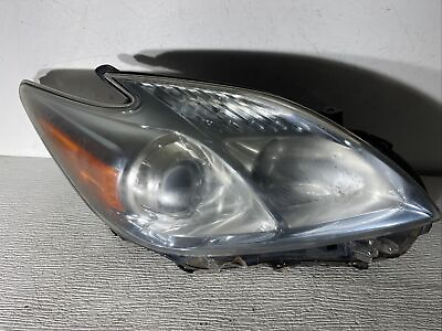 #ad 2010 2011 Toyota Prius Right Passenger Halogen Headlight Lamp OEM Z3407 $100.00