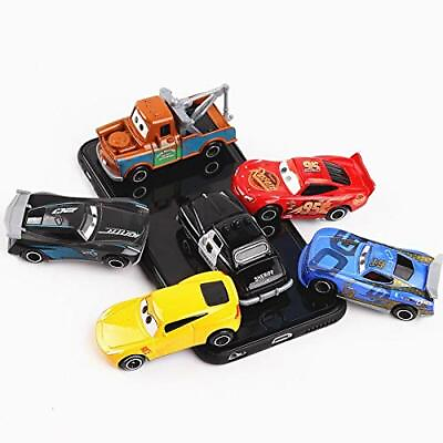 #ad TOY#x27;S amp; GIFT Cars 3 Theme Diecast Metal Toy Car Play Set for Kids Set of 6 $56.42