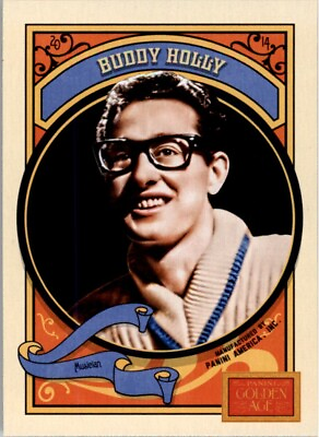 #ad Buddy Holly 2014 Panini Golden Age Trading Card #69 $3.50