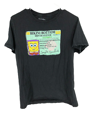 #ad #ad Nickelodeon Short Sleeve T Shirt Men#x27;s Size Medium Black $14.99