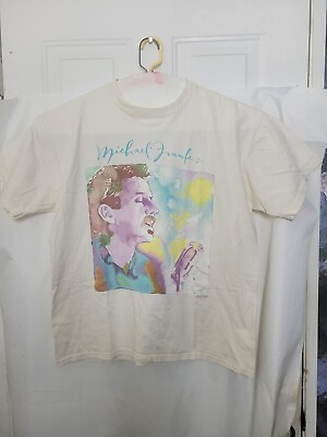 #ad Vintage Michael Franks T Shirt Mens White Brockum Band 1993 Size XL A2 $120.99