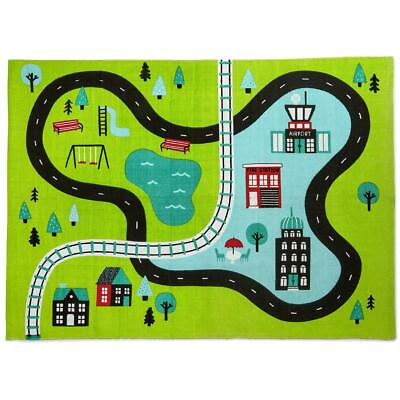 #ad Hallmark City Play Mat 4#x27; Canvas Learn Discover Carpet Rug Baby Infant Toddler $20.00