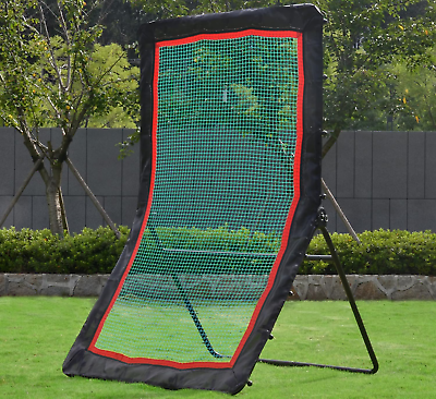 #ad #ad Lacrosse Rebounder for Backyard Angle Adjustable Volleyball Rebounder Net 4X7FT $196.89