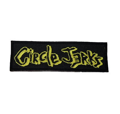 #ad Circle Jerks Patch Iron Sew on Embroidered Punk Rock Patch Bad Brains Germs DOA $5.60