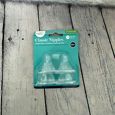 #ad Evenflo 4 Pack Classic Nipples white multi one size $8.00