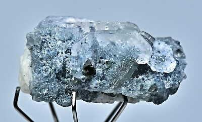 #ad 11.70 Carat Rare Vorobyevite Beryl Rosterite Crystals w Tourmaline On Feldspar $39.99