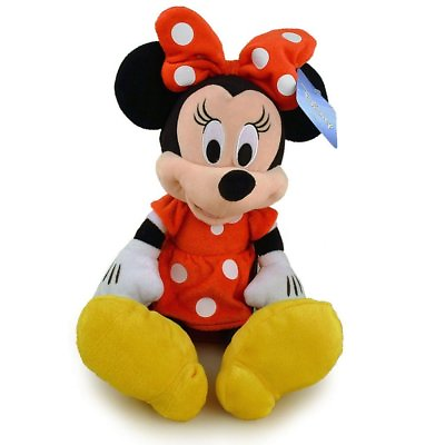 #ad NWT 15quot; Disney Minnie Mouse Plush Doll Stuffed Toy Authentic Licensed RED $15.98