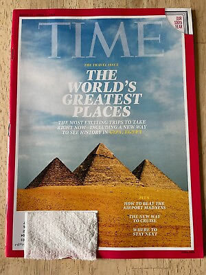 #ad Time Magazine March 27th April 3rd 2023 The World#x27;s Greatest Places $3.95