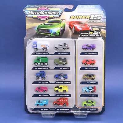 #ad Micro Machines Super 15 Collection Series 2 Sealed $39.99