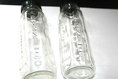 Vtg Evenflo Glass Baby Bottle Lot w Caps 8 oz Made in USA EEX $15.00