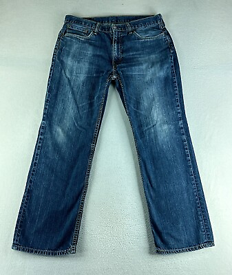 #ad Levi’s 514 Mens Jeans Blue Tag Size 36x30 Slim Straight Medium Wash Denim $18.78
