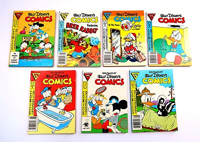 #ad 1 7 Gladstone Comics Digest Walt Disney Books Complete Run 1986 Excellent $31.49