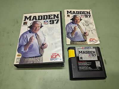 #ad Madden 97 Sega Genesis Complete in Box $6.49
