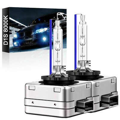 #ad D1S D1C 8000K Ice Blue 66140 66144 85410 85415 HID Xenon Headlight Replace Bulbs $19.13