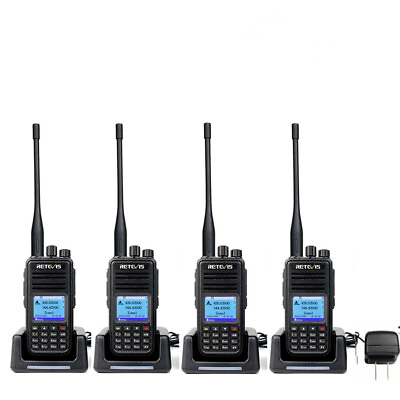 #ad 4*DMR Digital Retevis RT3S GPS DualBand Ham 2000mAh 5W Radio Walkie Talkies TDMA $449.99