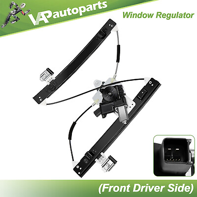 #ad Front Driver For 2010 2015 Chevrolet Chevy Cruze w Motor Power Window Regulator $39.49