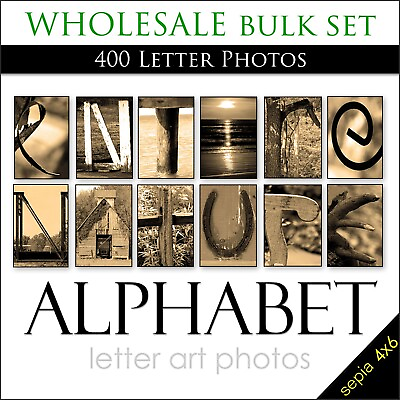 #ad Wholesale Art Letter Art Alphabet Photos Bulk Set. Qty 400. Size 4quot;x6quot; ea. BW C $149.99