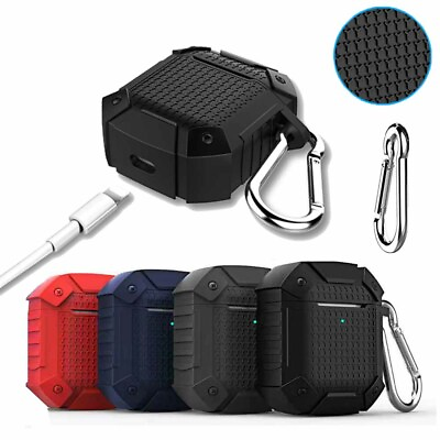 #ad For Apple AirPods 2nd Gen Wireless Charging Case TPU Armor Protective Cover Skin $8.95