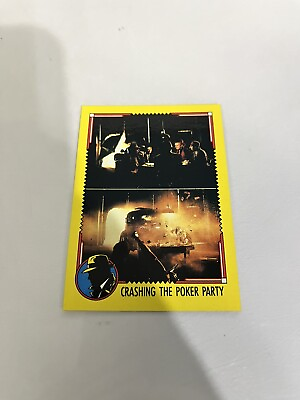 #ad Topps Dick Tracy Card Crashing The Poker Party #20 C $2.75