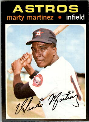 #ad 1971 Topps #602 Marty Martinez EX MT $2.40