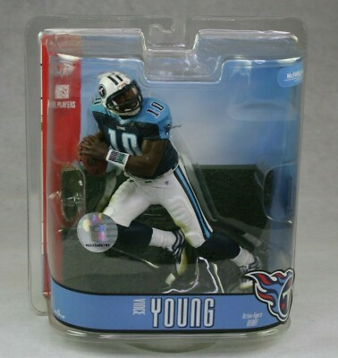 #ad McFarlane NFL Series 25 Vince Young #10 Tennessee Titans Figure Debut 2007 $15.95